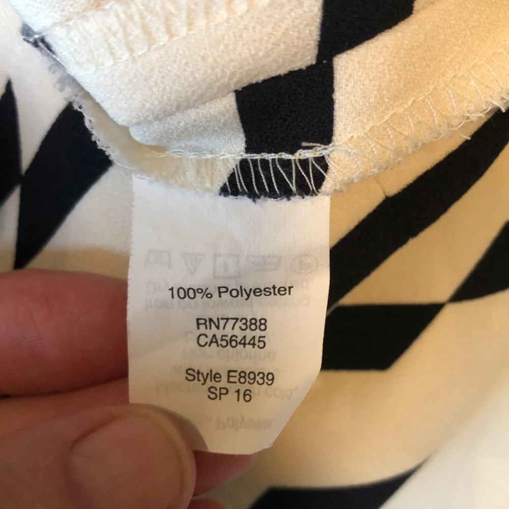 Madewell striped sleeveless retro style zippered shirt - Picture 8 of 8